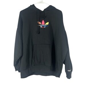 Adidas Adicolor Shattered Trefoil Oversized Hoodie Medium